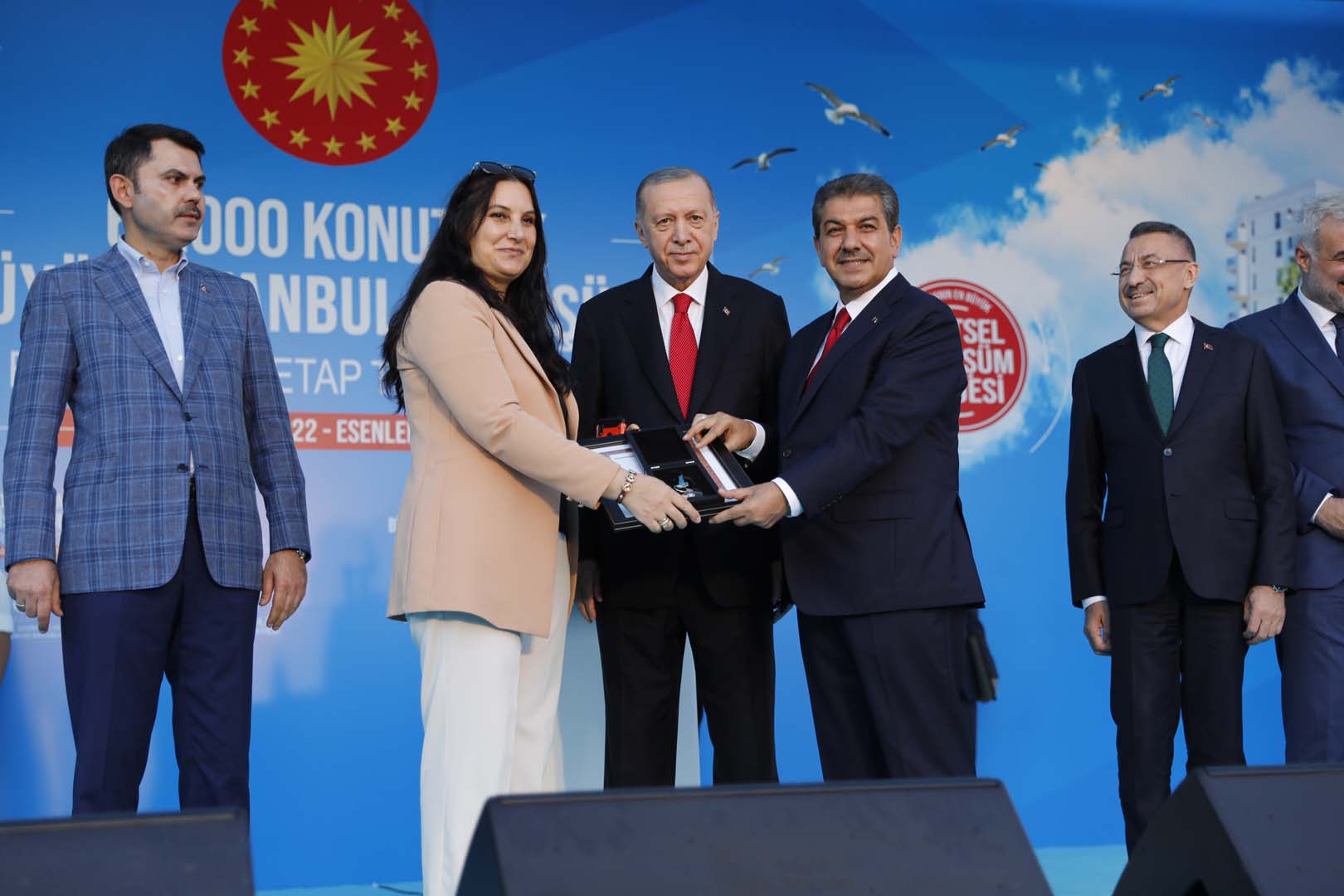 Kentsel Dönüşüm Projesi Cumhurbaşkanı Erdoğan ve Tevfik Göksu